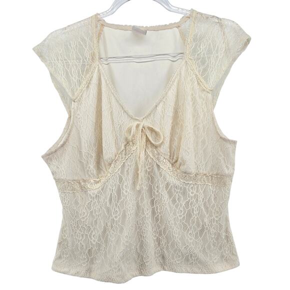 Lace Babydoll Size XXXL Y2K Romantic Feminine Cottage Coquette Fairy Dollette - Picture 1 of 10